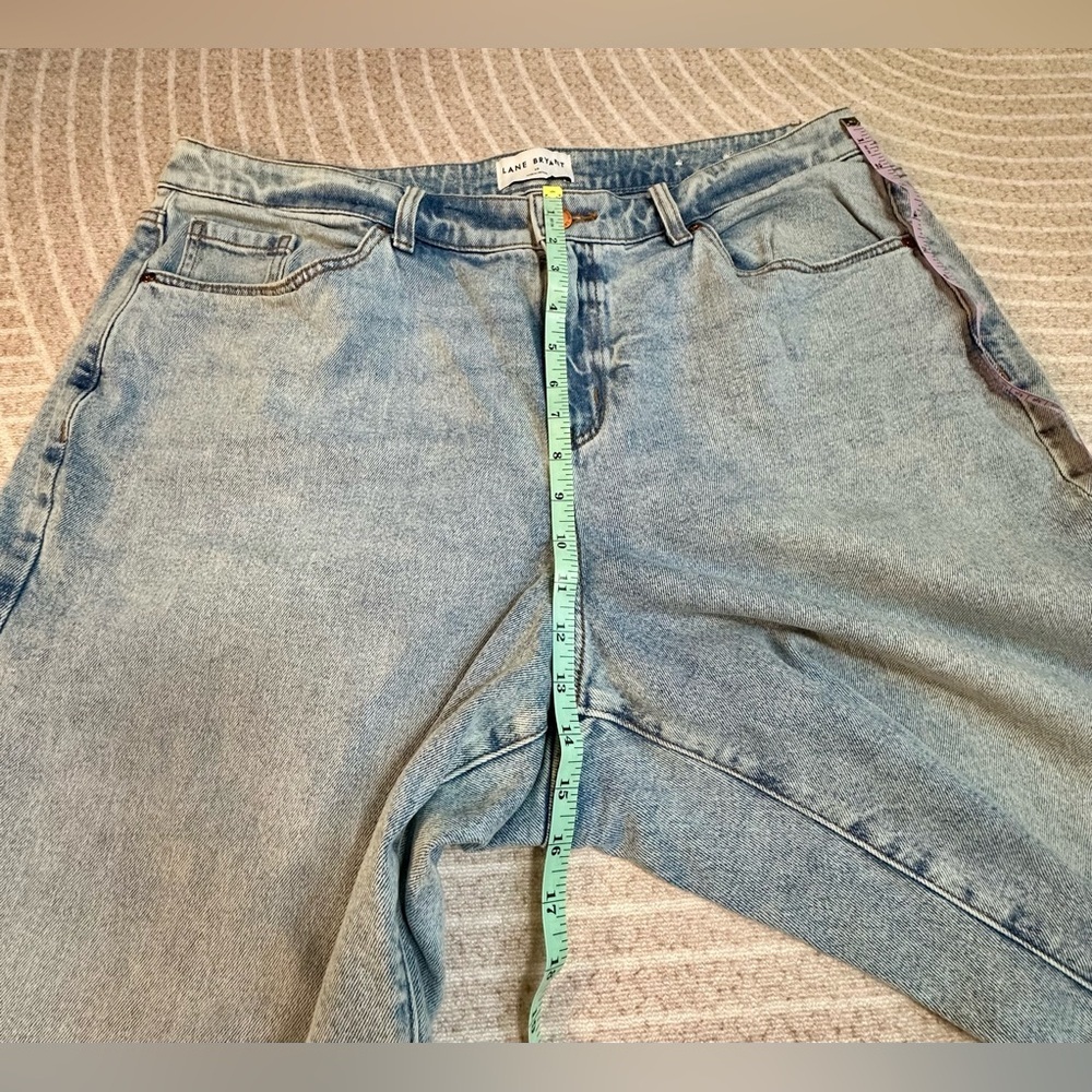 Lane Bryant Ankle Jeans Crop Raw Hem plus Size 18 women’s casual Stretch - Picture 6 of 9